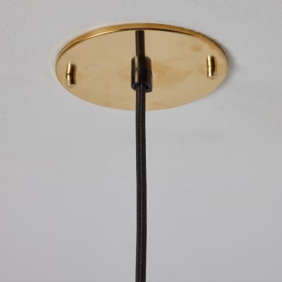 Paavo Tynell 1950s Finnish Perforated Brass Pendant In The Manner of Paavo Tynell