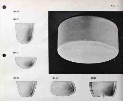 Paavo Tynell 1950s Idman Model 80114 Glass Flush Mount Attributed to Paavo Tynell