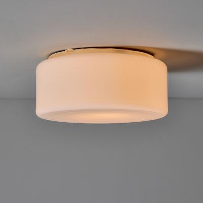 Paavo Tynell 1950s Idman Model 80114 Glass Flush Mount Attributed to Paavo Tynell