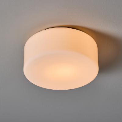 Paavo Tynell 1950s Idman Model 80114 Glass Flush Mount Attributed to Paavo Tynell