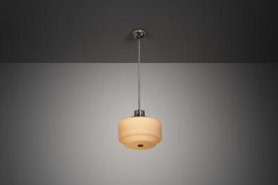 Paavo Tynell 2004 Nickel Plated Pendant Light by Paavo Tynell for Taito Finland 1930s