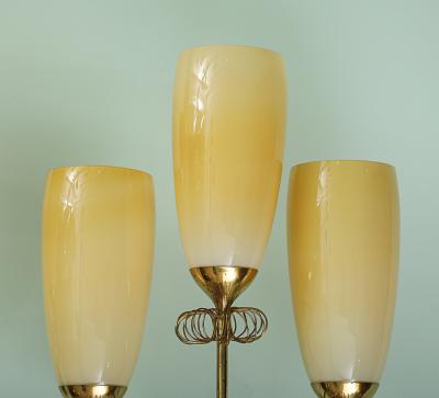 Paavo Tynell 3 Arm Wall Lights by Paavo Tynell for Taito Oy