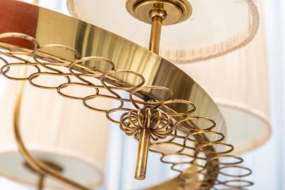 Paavo Tynell 6 light chandelier