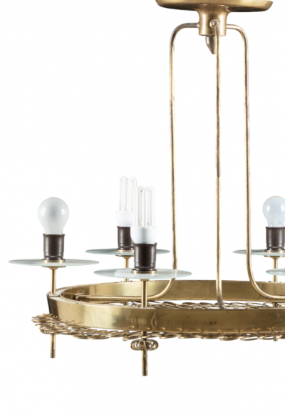 Paavo Tynell 6 light chandelier