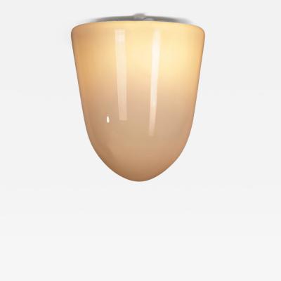 Paavo Tynell 80112 20 Milk Glass Ceiling Light by Paavo Tynell for Idman Oy Finland 1950s
