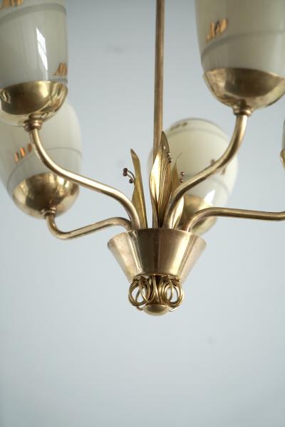 Paavo Tynell A Chandelier Paavo Tynell attr Produced by Idman 
