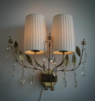 Paavo Tynell A Pair Of Wall Lights by Paavo Tynell Model 9473 