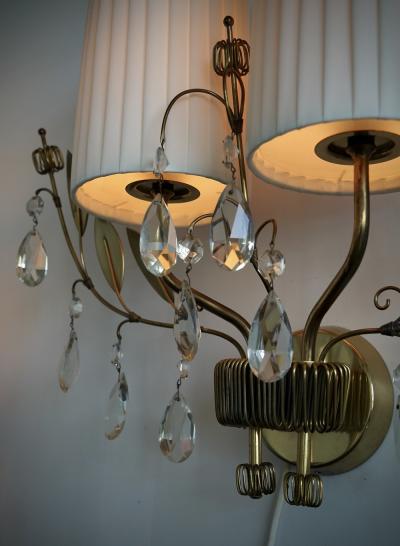 Paavo Tynell A Pair Of Wall Lights by Paavo Tynell Model 9473 