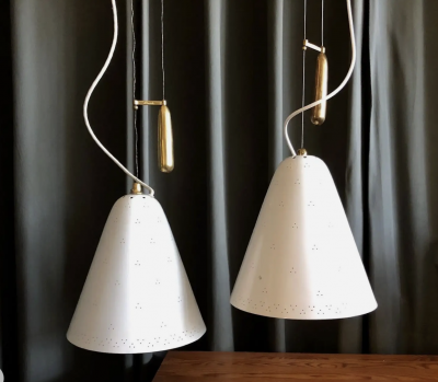 Paavo Tynell A Pair of Pendants by Paavo Tynell