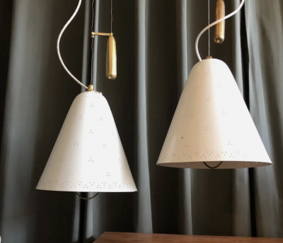 Paavo Tynell A Pair of Pendants by Paavo Tynell