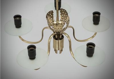 Paavo Tynell A chandelier by Paavo Tynell model 9030