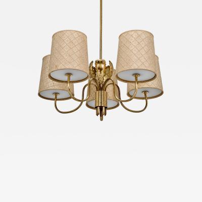 Paavo Tynell A chandelier by Paavo Tynell model 9030