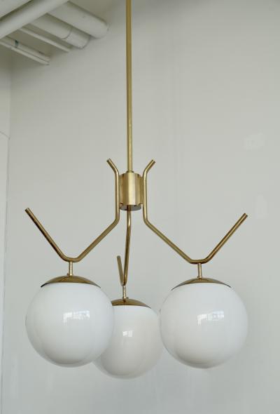 Paavo Tynell A pair of extra large pendants by Paavo Tynell for Idman Oy 