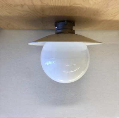 Paavo Tynell A pair of flush mount light by Paavo Tynell for Idman Oy Model H10 100 