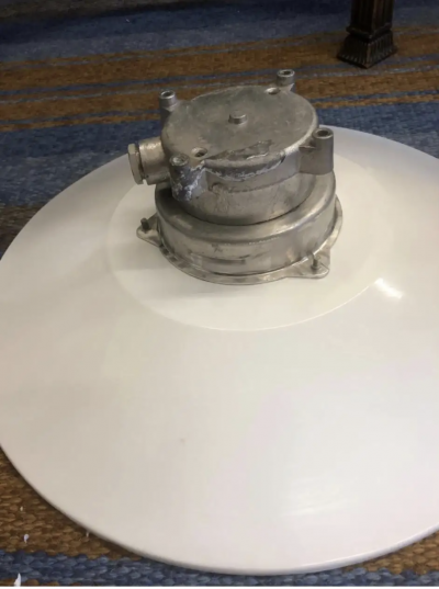 Paavo Tynell A pair of flush mount light by Paavo Tynell for Idman Oy Model H10 100 