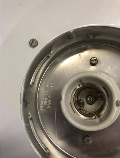 Paavo Tynell A pair of flush mount light by Paavo Tynell for Idman Oy Model H10 100 