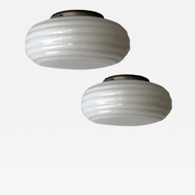 Paavo Tynell A pair of flush mount lighting by Paavo Tynell for Taito Idman Model 1621