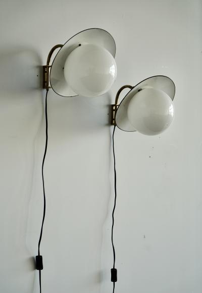 Paavo Tynell A pair of indoor outdoor wall lights by Paavo Tynell for Taito