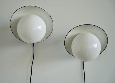 Paavo Tynell A pair of indoor outdoor wall lights by Paavo Tynell for Taito