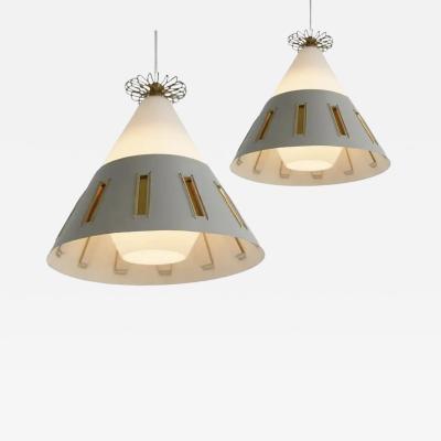 Paavo Tynell A pair of lighting pedants by Paavo Tynell