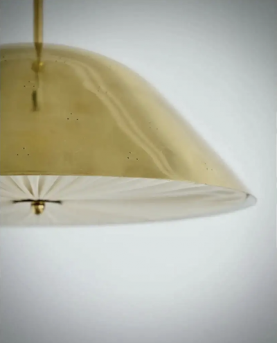 Paavo Tynell A pair of pendants by Paavo Tynell for Taito Oy