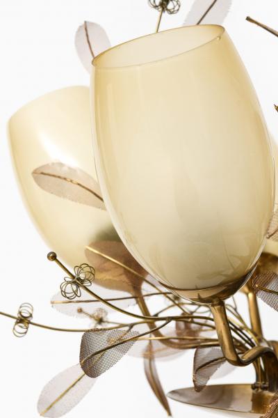 Paavo Tynell Ceiling Lamp Model 9029 5 Produced by Taito Oy