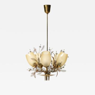 Paavo Tynell Ceiling Lamp Model 9029 5 Produced by Taito Oy