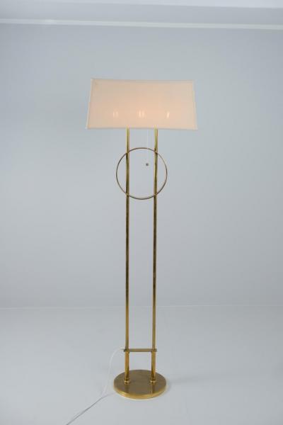Paavo Tynell Exceptional Commissioned HOK Paavo Tynell Floor Lamp in Brass Taito 1948