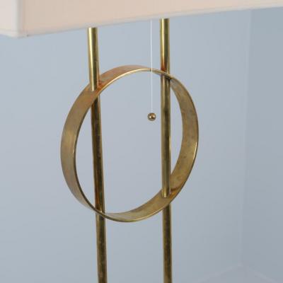 Paavo Tynell Exceptional Commissioned HOK Paavo Tynell Floor Lamp in Brass Taito 1948