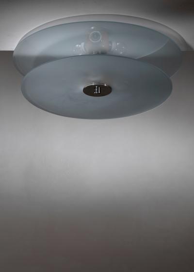 Paavo Tynell Finnish Modern glass ceiling lamp