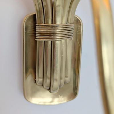 Paavo Tynell Important Pair of Paavo Tynell Wall Lamps for Kuusihokki Restaurant Taito 1940s