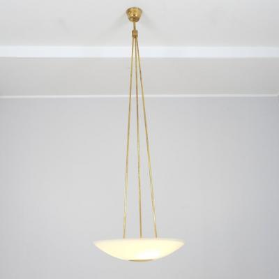Paavo Tynell Impressive 2m High Paavo Tynell Ceiling Lamp From Arabia Finland Taito 1940s