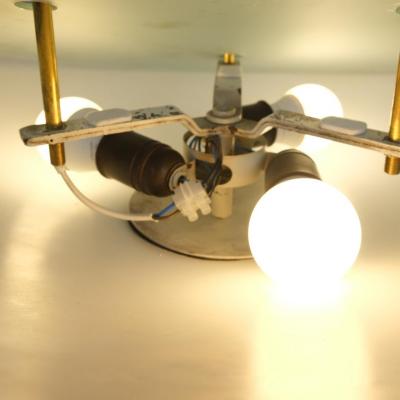 Paavo Tynell Impressive 2m High Paavo Tynell Ceiling Lamp From Arabia Finland Taito 1940s