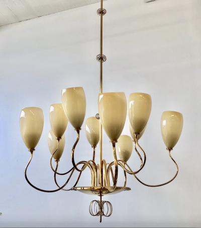 Paavo Tynell Large Chandelier by Paavo Tynell 2 available