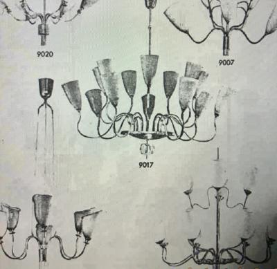 Paavo Tynell Large Chandelier by Paavo Tynell 2 available