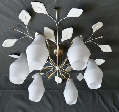 Paavo Tynell Large Chandelier by Paavo Tynell for Idman Oy Model K 1 8