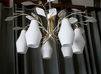 Paavo Tynell Large Chandelier by Paavo Tynell for Idman Oy Model K 1 8