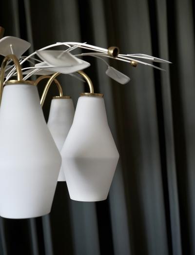 Paavo Tynell Large Chandelier by Paavo Tynell for Idman Oy Model K 1 8