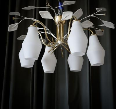 Paavo Tynell Large Chandelier by Paavo Tynell for Idman Oy Model K 1 8