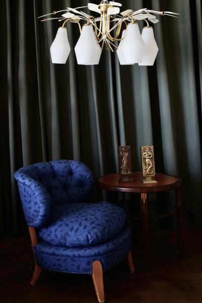 Paavo Tynell Large Chandelier by Paavo Tynell for Idman Oy Model K 1 8