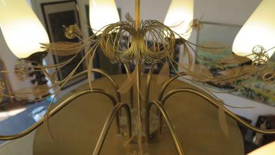 Paavo Tynell Large Paavo Tynell Chandelier Model 9037