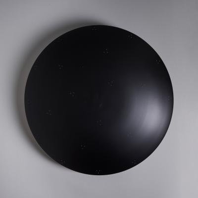 Paavo Tynell Large Raul Reyes Rey 30 Perforated Dome Ceiling Lamp in Black