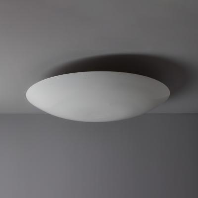 Paavo Tynell Large Raul Reyes Rey 30 Perforated Dome Ceiling Lamp in White