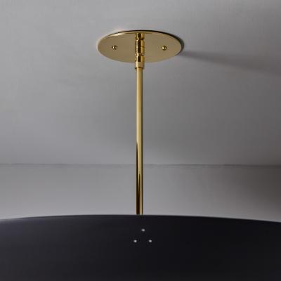 Paavo Tynell Large Raul Reyes Rey 30 Perforated Dome Chandelier in Black