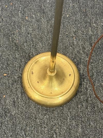 Paavo Tynell MID CENTURY ADJUSTABLE HEIGHT GOLDTONE FLOOR LAMPS