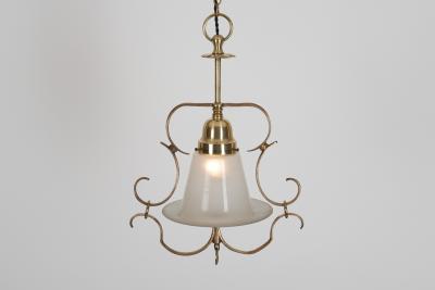 Paavo Tynell Model 1004 Brass Pendant Lamp by Paavo Tynell for Taito Finland 1930s