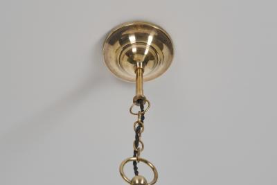 Paavo Tynell Model 1004 Brass Pendant Lamp by Paavo Tynell for Taito Finland 1930s
