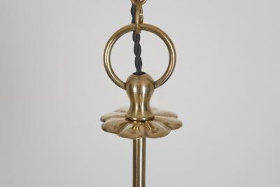 Paavo Tynell Model 1004 Brass Pendant Lamp by Paavo Tynell for Taito Finland 1930s