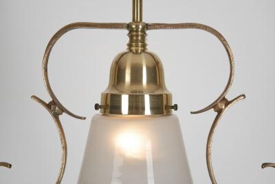 Paavo Tynell Model 1004 Brass Pendant Lamp by Paavo Tynell for Taito Finland 1930s