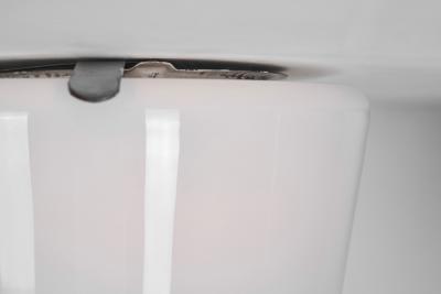 Paavo Tynell Model 80112 Opal Glass Flush Mount by Paavo Tynell for Idman Finland 1930s